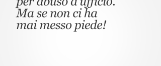 Copertina di Salvini indagato per abuso d’ufficio. Ma se non ci ha mai messo piede!