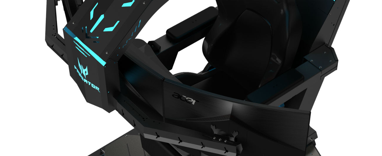Acer Predator Thronos, la postazione da gioco con tre schermi e sedile che vibra