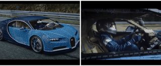 Copertina di La Bugatti è fatta interamente di Lego e va in strada: un milione di mattoncini per l’auto presentata a Monza