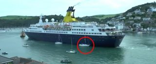 Copertina di Mossa azzardata della nave da crociera o “sosta vietata” per gli yacht? Lo scontro è inevitabile (e pauroso)