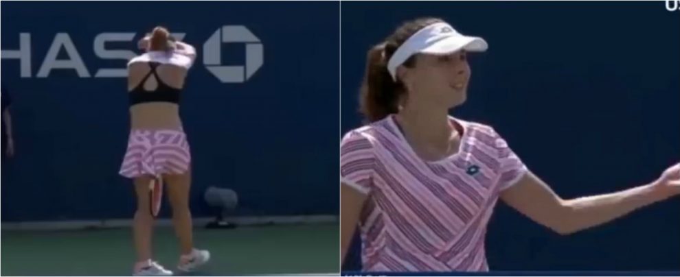 Us Open 2018, Alize Cornet sanzionata per essersi cambiata la maglia in campo ma gli uomini possono farlo