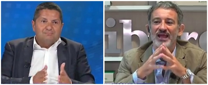 Copertina di Governo, Senaldi (Libero) vs Bentivogli (Cisl): ‘Salvini unico politico di spessore”. “Sì, a Milano Marittima con gli spiedoni’