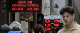 Copertina di Argentina, peso fuori controllo: tassi di interesse al 60%. Macri chiede a Fmi di accelerare salvataggio da 50 miliardi