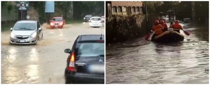 Copertina di Maltempo nel Veronese, automobilisti bloccati e portati in salvo dai pompieri. Dichiarato stato d’emergenza