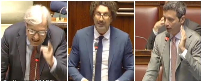 Copertina di Ponte Morandi, tensione in Aula. Toninelli: ‘Subìto pressioni’. Orlando: ‘Allora denunci’. E Sgarbi si infuria: ‘Fuori i nomi’