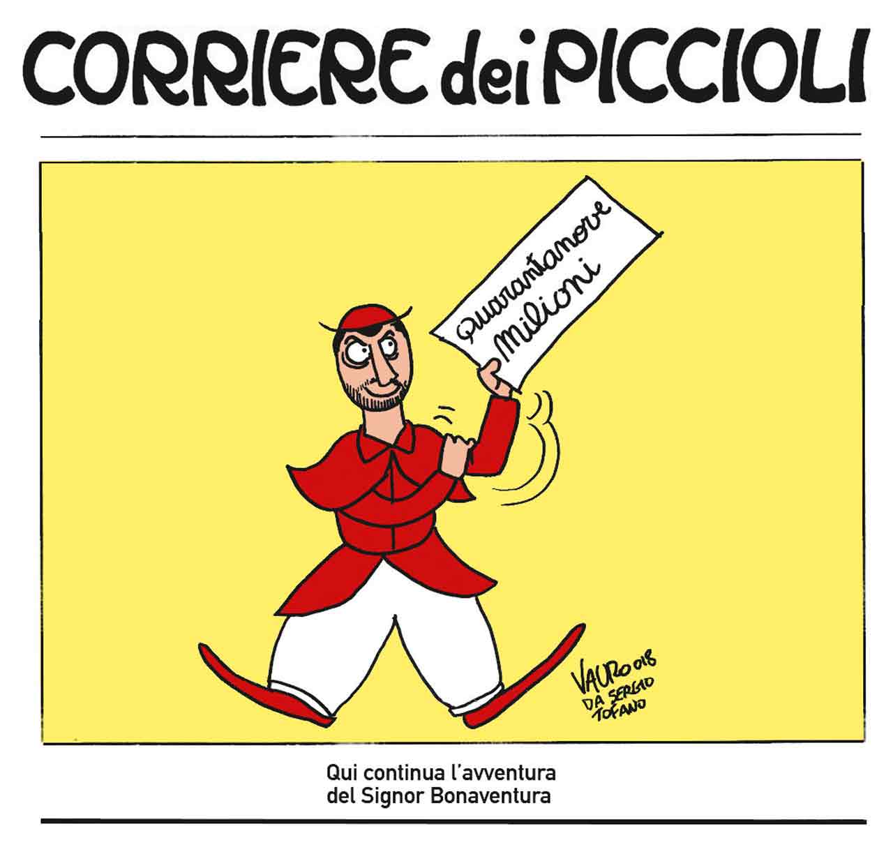 Copertina di La vignetta di Vauro