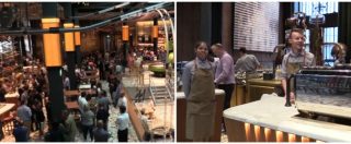 Copertina di Starbucks, dentro lo store più grande d’Europa con sette tipi di caffè diverso: ecco com’è il negozio che ha aperto a Milano