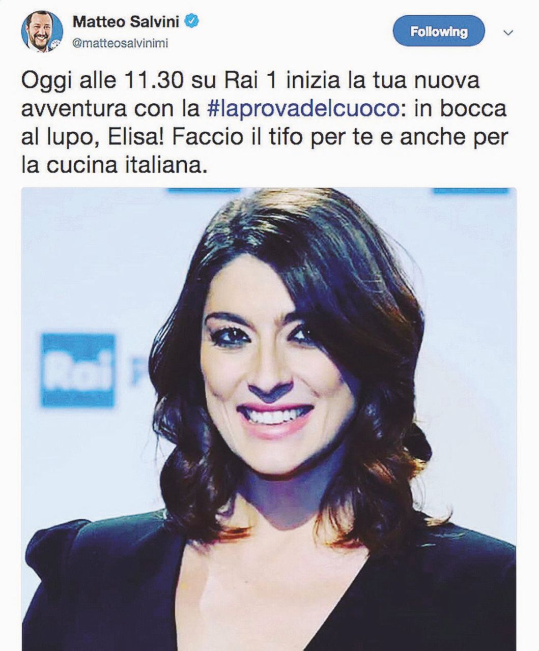 Copertina di Il blitz di Matteo in Rai per la prima tv di Elisa