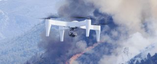 Copertina di Impossible US-1, drone quadricottero con due ore di autonomia: batteria volante