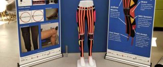 Copertina di Pantaloni con muscoli artificiali, per aiutare chi ha problemi di mobilità