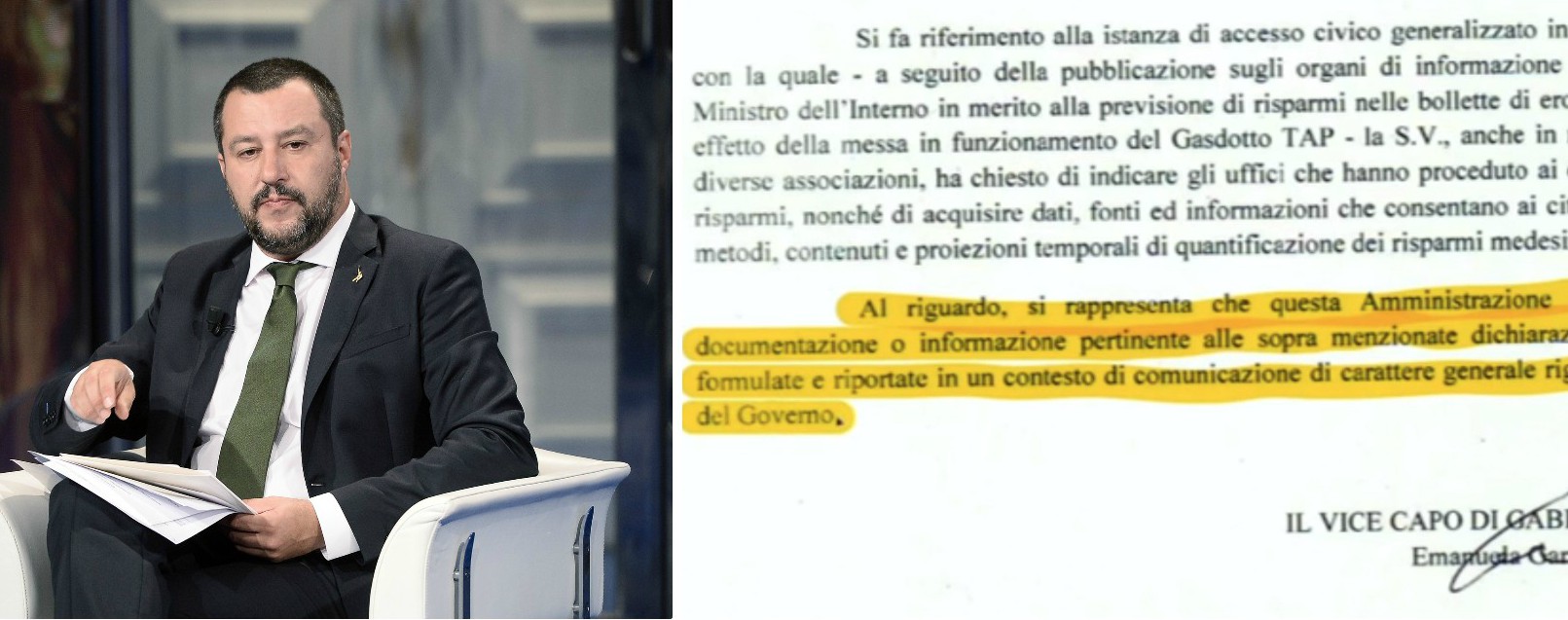 Tap, Salvini: “Risparmio 10% in bolletta”. Comitati del no: “Smentito dal Viminale. Nessun ministero conosce costi-benefici”