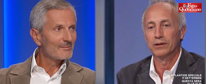 Copertina di Salvini, Travaglio: “Gli unici atti concreti fatti finora sono del M5s”. Carofiglio: “Mi ricorda il pescatore delle Tremiti”