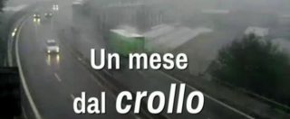 Copertina di Un mese dal crollo del ponte Morandi di Genova: 43 morti, 258 famiglie sfollate, 21 indagati. La videoscheda