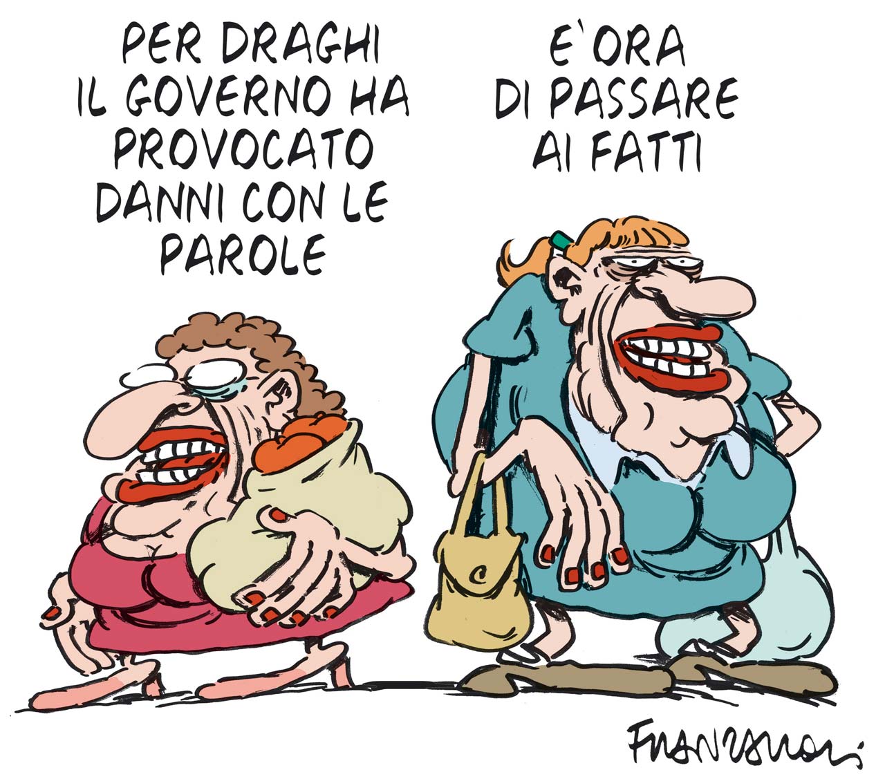 Copertina di La vignetta di Franzaroli