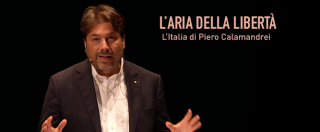 Copertina di ‘L’aria della libertà – l’Italia di Piero Calamandrei’, arriva in esclusiva su TvLoft lo spettacolo di Tomaso Montanari