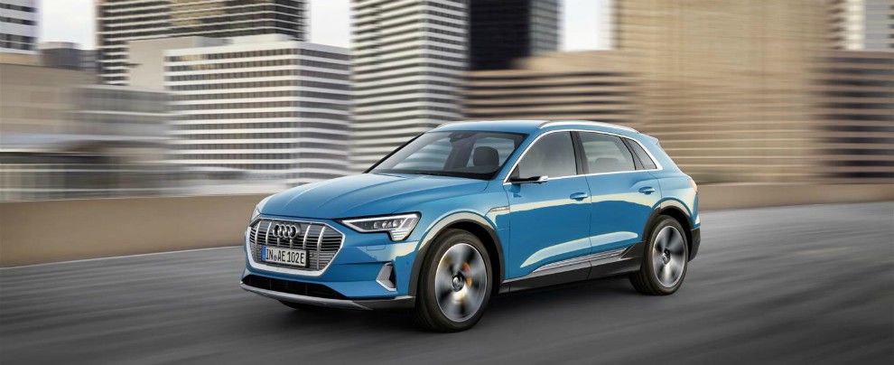 Audi e-Tron, svelati a S.Francisco il suv a batteria e la strategia “elettrica” degli Anelli