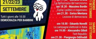 Copertina di Caffeina lancia “Lezioni di democrazia” a Viterbo: tre giorni di dibattiti sul rapporto tra popolo e potere