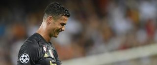 Copertina di Valencia-Juventus, i bianconeri vincono ma Ronaldo si prende il rosso dopo 30 minuti. E partono gli sfottò social