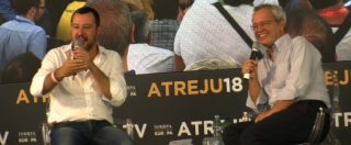 Copertina di Salvini e la gag con Mentana: “Candidati centrodestra alle Regioni? Decisi a cena da Calenda”