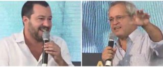 Copertina di Il lapsus di Salvini dal palco: “Da presidente del Consiglio in carica…”. E Mentana stupito lo corregge: “Cosa?”