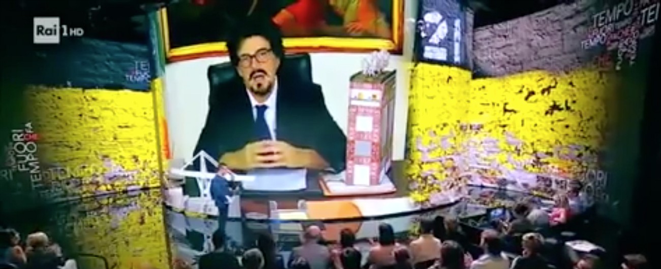 Copertina di Crozza-Toninelli a Che fuori tempo che fa svela con entusiasmo il suo progetto per il ponte di Genova