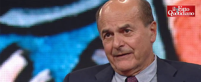 Copertina di Bersani: “Renzi? Se fossero passati Italicum e riforma costituzionale, ora con Salvini la Turchia ci farebbe un baffo”