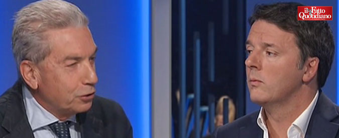 Copertina di Casalino, Renzi vs Padellaro: “Genova? ‘Ola’ al funerale di Stato, roba da Curva Sud”. “Frase grave”