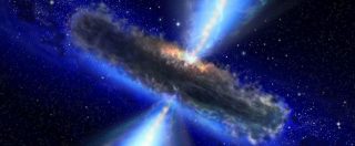 Copertina di Osservato un buco nero “esuberante” che oscilla come una trottola