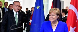 Copertina di Germania, vertice Merkel-Erdogan: in preparazione summit su Siria con Putin e Macron. Dündar diventa caso diplomatico