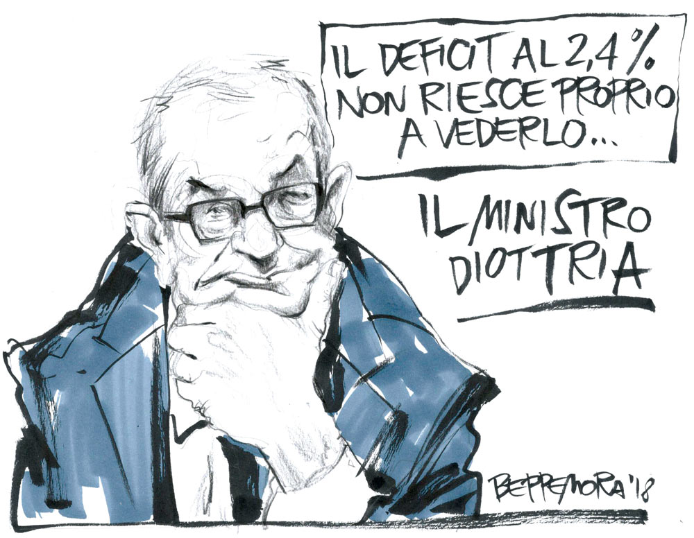 Copertina di La vignetta di Beppe Mora