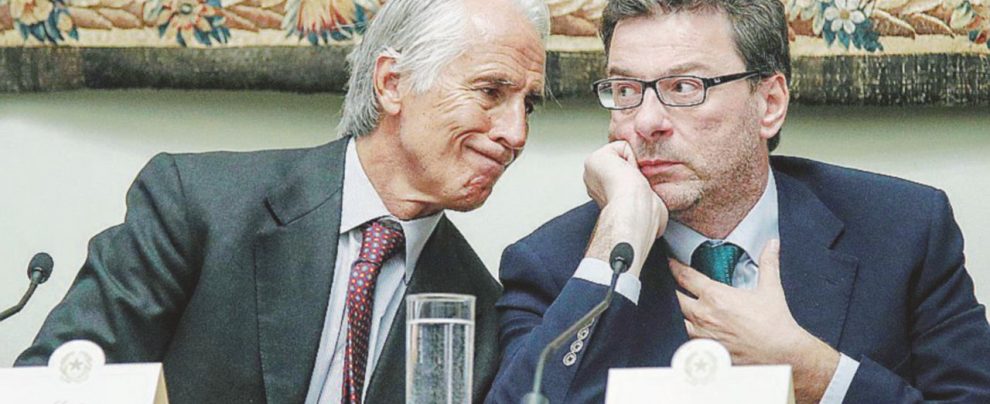 Protagonisti - Il capo del Coni Malagò e il leghista Giorgetti - Ansa Via libera ai Giochi di Milano e Cortina