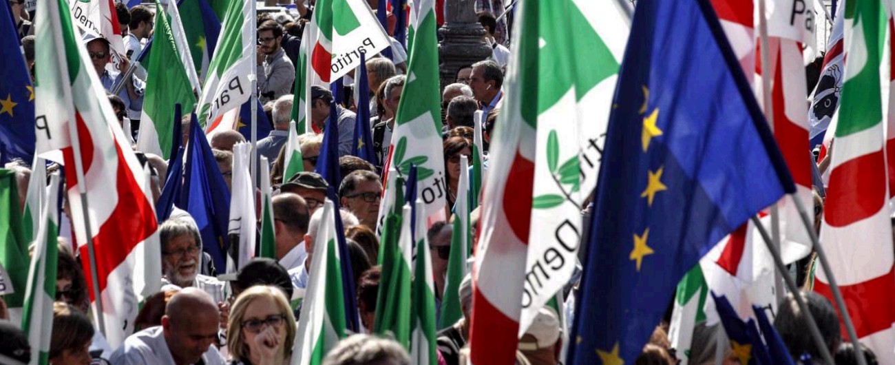 Pd, Giachetti: “In piazza del Popolo c’erano 40mila persone”. Anche Corriere e Messaggero dimezzano cifre del partito