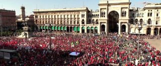 Copertina di Milano, migliaia in piazza contro razzismo e intolleranza. Anpi: “Vera minaccia non sono i migranti ma le mafie”