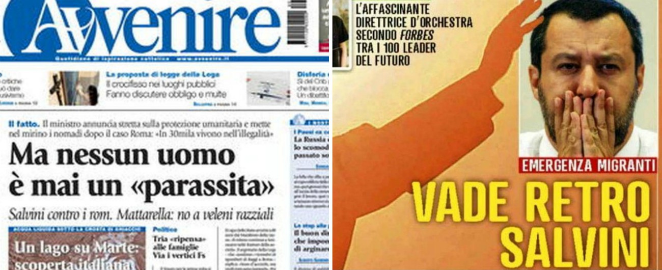 Salvini divide anche la stampa di Dio. “Avvenire” aumenta le copie, per la destra cattolica è quasi una superstar