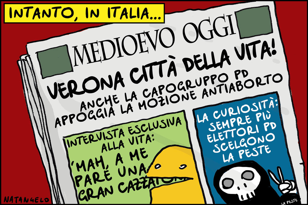 Copertina di La vignetta di Natangelo