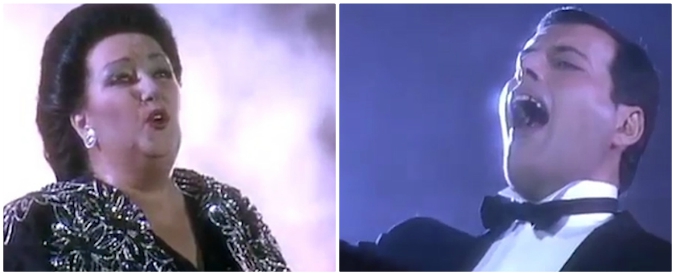 Copertina di Montserrat Caballé, l’esibizione da brividi insieme a Freddie Mercury in “Barcelona”