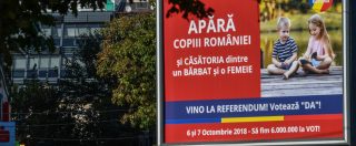 Copertina di Romania, aperte le urne al referendum popolare contro le unioni gay. Lo appoggiano i socialisti e la Chiesa