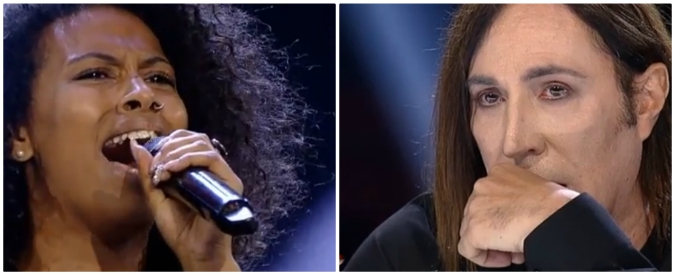 Copertina di X Factor, canta “Listen” di Beyoncé e Manuel Agnelli si commuove. L’esibizione da applausi di Sherol