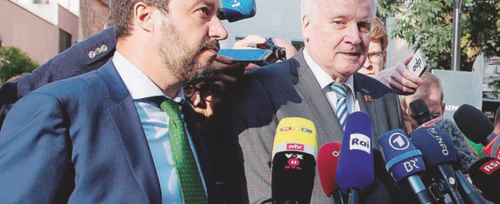Ministri dell’Interno - Matteo Salvini e Horst Seehofer - Ansa Salvini e Seehofer si azzuffano sui “Dublinanti”