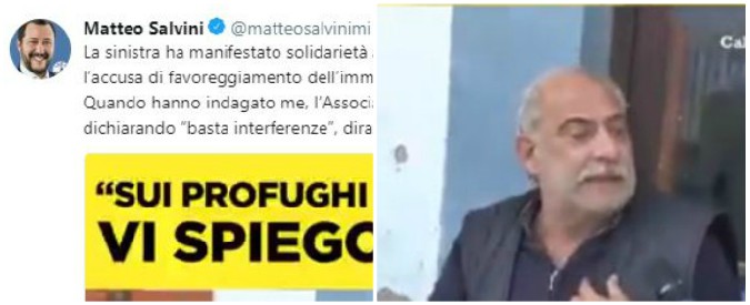 Mimmo Lucano, contro il sindaco di Riace Salvini rilancia sui social il video di un pregiudicato: “Era un prestanome”
