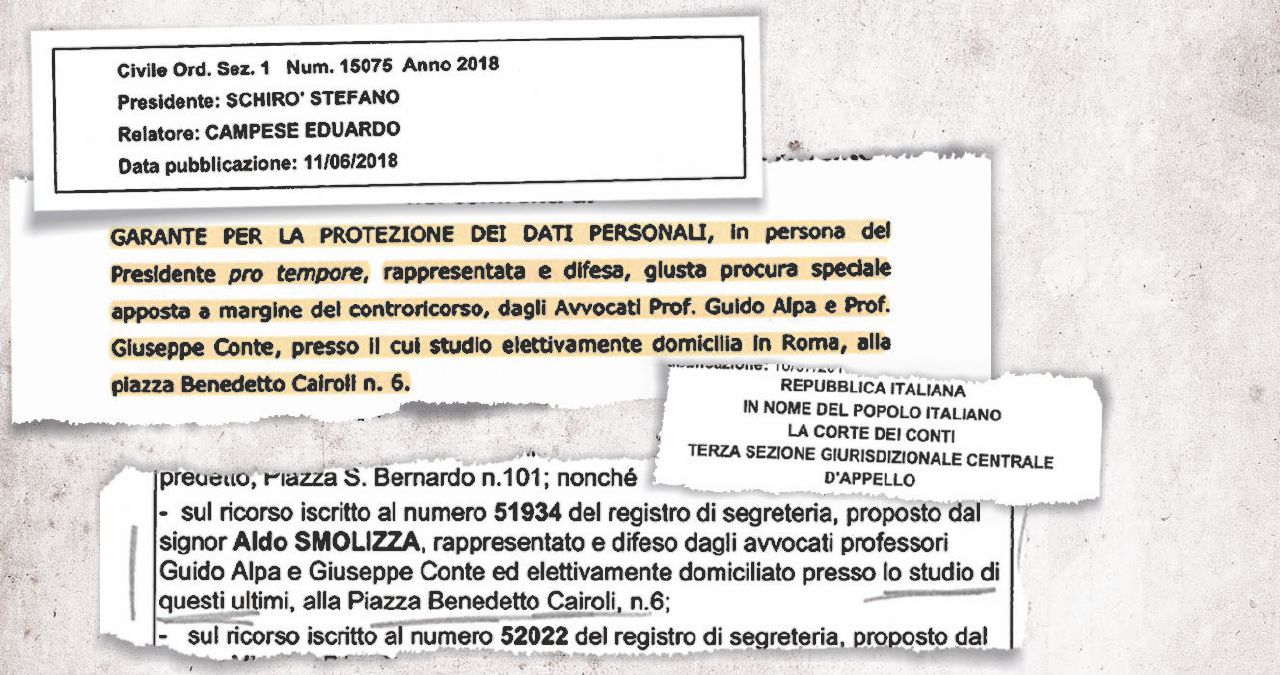 Giuseppe Conte, la Cassazione: “Lui e Guido Alpa nello stesso studio”