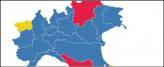 Sondaggi, così la Lega “sostituisce” Fi: nel Nord-Est prende un voto su 2. M5s perde colpi al Centro-Nord, ma resiste al Sud