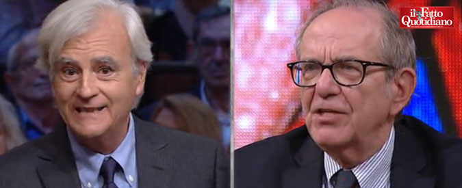 Copertina di Reddito cittadinanza, Rinaldi vs Padoan: “Era ministro e ha trovato 20 miliardi per banche. Ora ne servono molti meno”