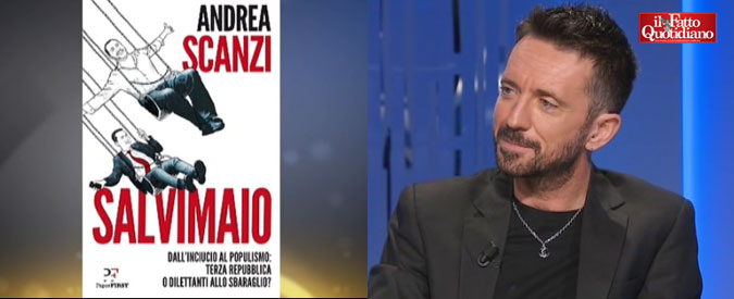 Copertina di Salvimaio, Scanzi presenta il suo libro: “E’ un passo diverso dal Renzusconi, rispetto al quale niente può essere peggio”