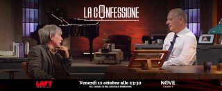 Copertina di La Confessione, Paolo Rossi su Nove: “Salvini? E’ pericoloso, ci riporta a tempi passati. Silvio Berlusconi mi manca come comico”