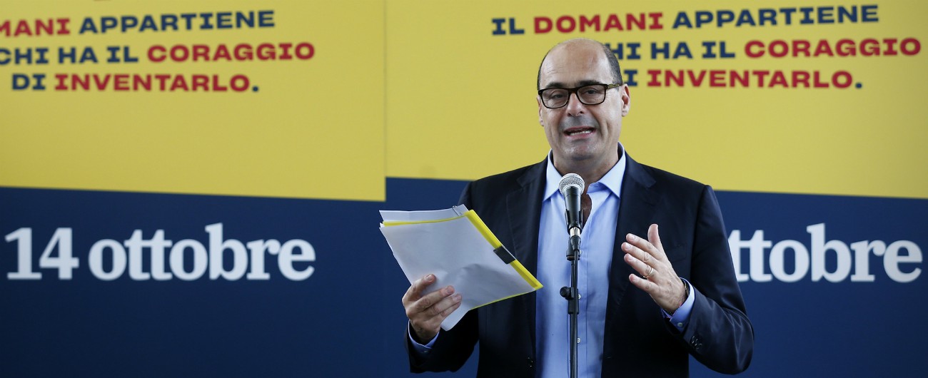 Copertina di Pd, Zingaretti: “Basta invettive tra noi”. E replica a Renzi: “M5s voglio disarticolarlo, non allearmi con loro”