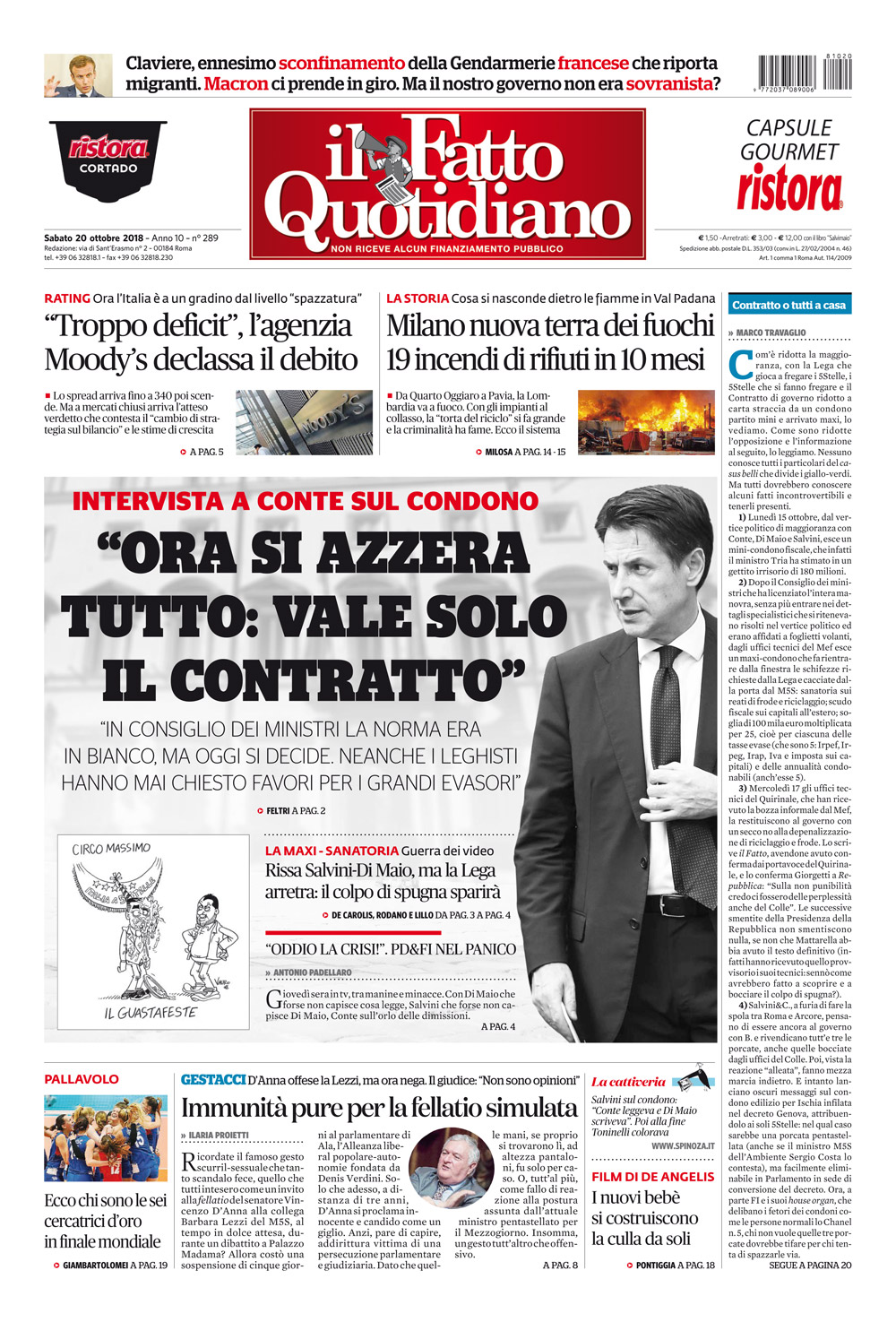 Prima Pagina Il Fatto Quotidiano -
