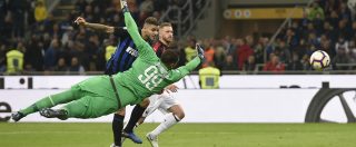 Copertina di Inter-Milan 1-0: Icardi all’ultimo respiro regala il derby (meritato) a Spalletti. Gattuso non prova neanche a ringhiare