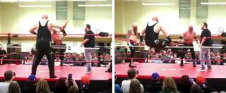 Copertina di Wrestling, l’epic fail del lottatore canadese: l’entrata sul ring è la peggiore di sempre
