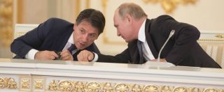 Copertina di Conte a Mosca da Putin e imprenditori: “Le sanzioni non possono essere un fine”